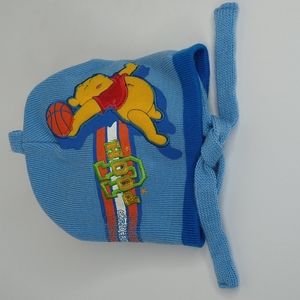 Boy's Blue Winnie Pooh Winter Hat Ages 3-6Yrs